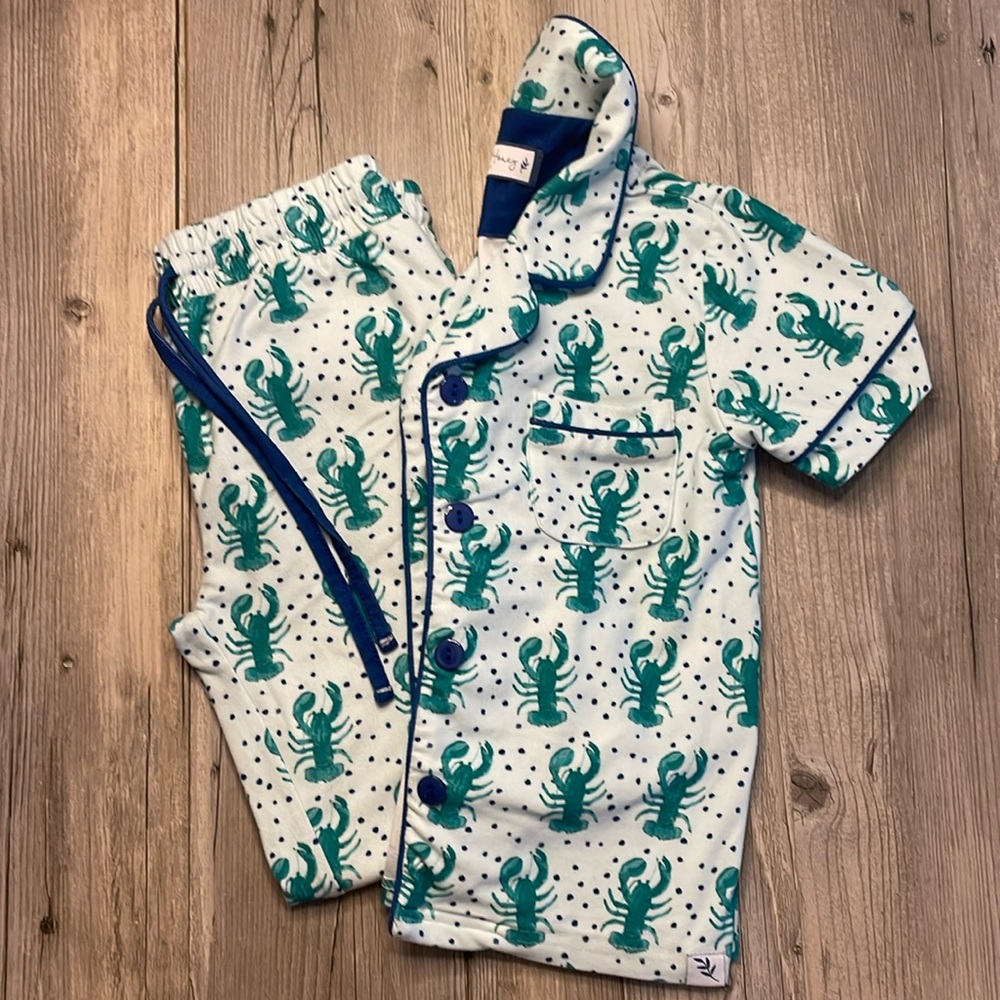 Toddler Boy, Sweet Honey Lobster Pajamas, Size 5T